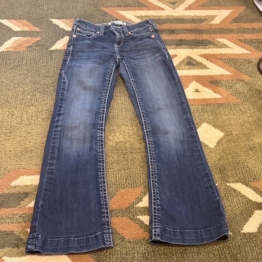 Ariat Girls Dark Blue Trouser Jeans